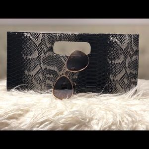 Sexy Snakeskin-like rectangular bag
